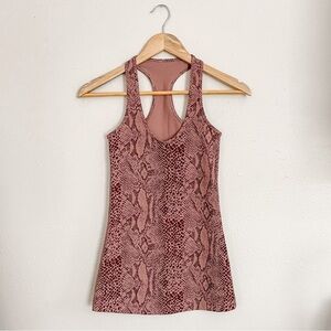 Lululemon cool racerback in desert snake bark berry multi